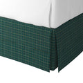 Tailored Bedskirt in After Hours - Green