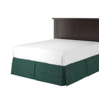 Tailored Bedskirt in After Hours - Green