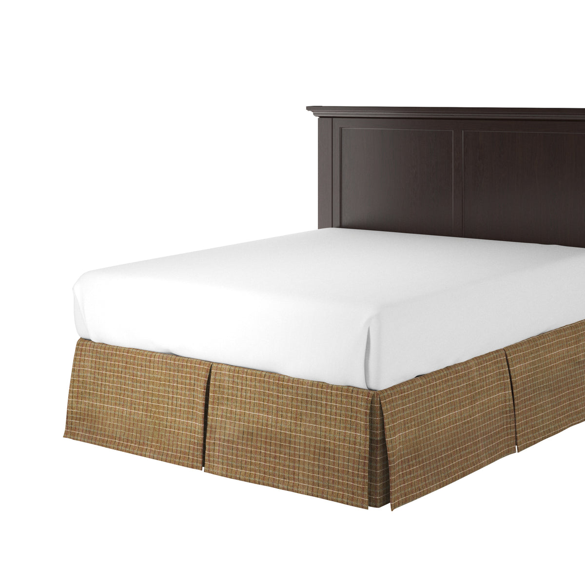 Tailored Bedskirt in After Hours - Espresso