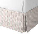 Tailored Bedskirt in Luxe Gingham - Blush