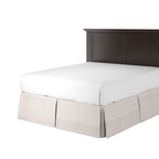 Tailored Bedskirt in Luxe Gingham - Blush