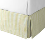 Tailored Bedskirt in Luxe Gingham - Butter
