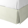Tailored Bedskirt in Luxe Gingham - Wheat