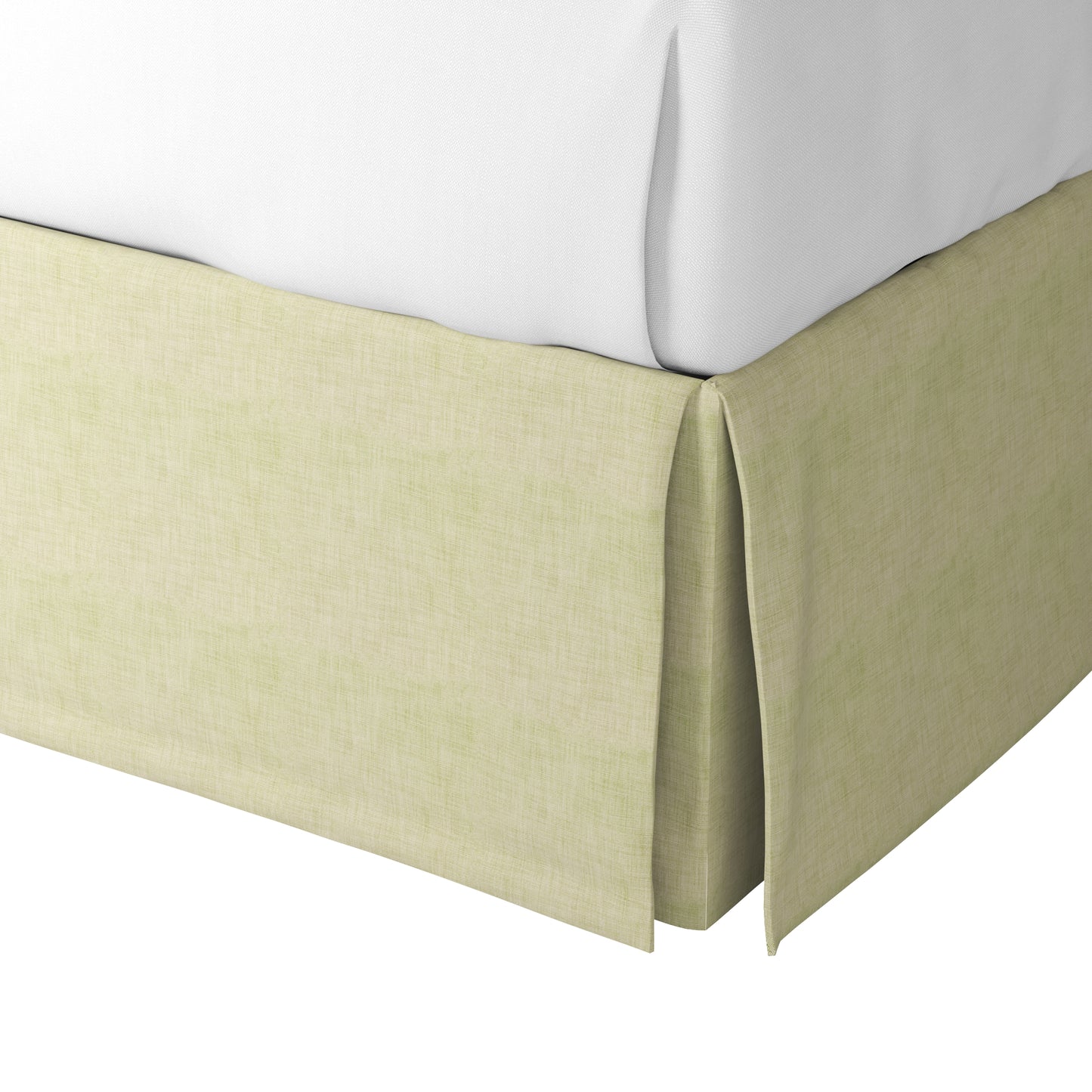 Tailored Bedskirt in Woven Cotton - Sand
