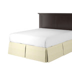 Tailored Bedskirt in Woven Cotton - Beige