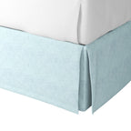 Tailored Bedskirt in Woven Cotton - Sky Blue