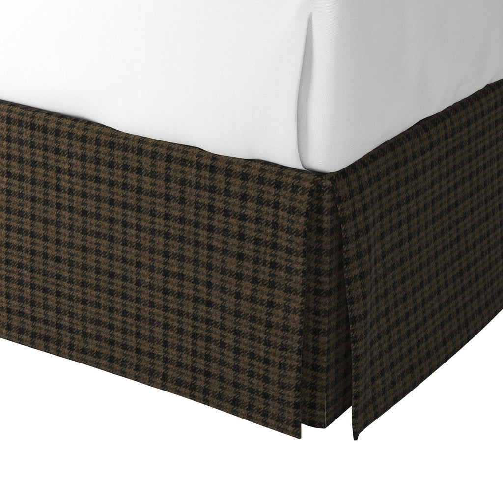 Tailored Bedskirt in Speakeasy - Tobacco