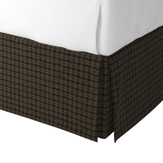 Tailored Bedskirt in Speakeasy - Tobacco