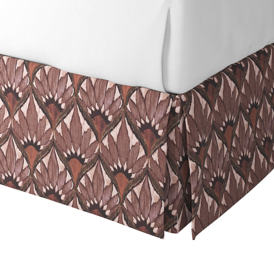 Tailored Bedskirt in Petal Press - Berry