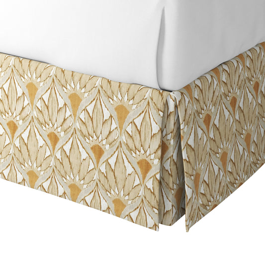 Tailored Bedskirt in Petal Press - Cinnamon