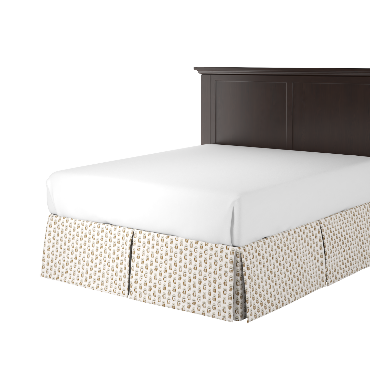 Tailored Bedskirt in Mini Florals - Birch