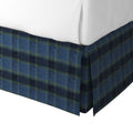Tailored Bedskirt in Cozy Cabin - Ink