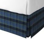 Tailored Bedskirt in Cozy Cabin - Ink