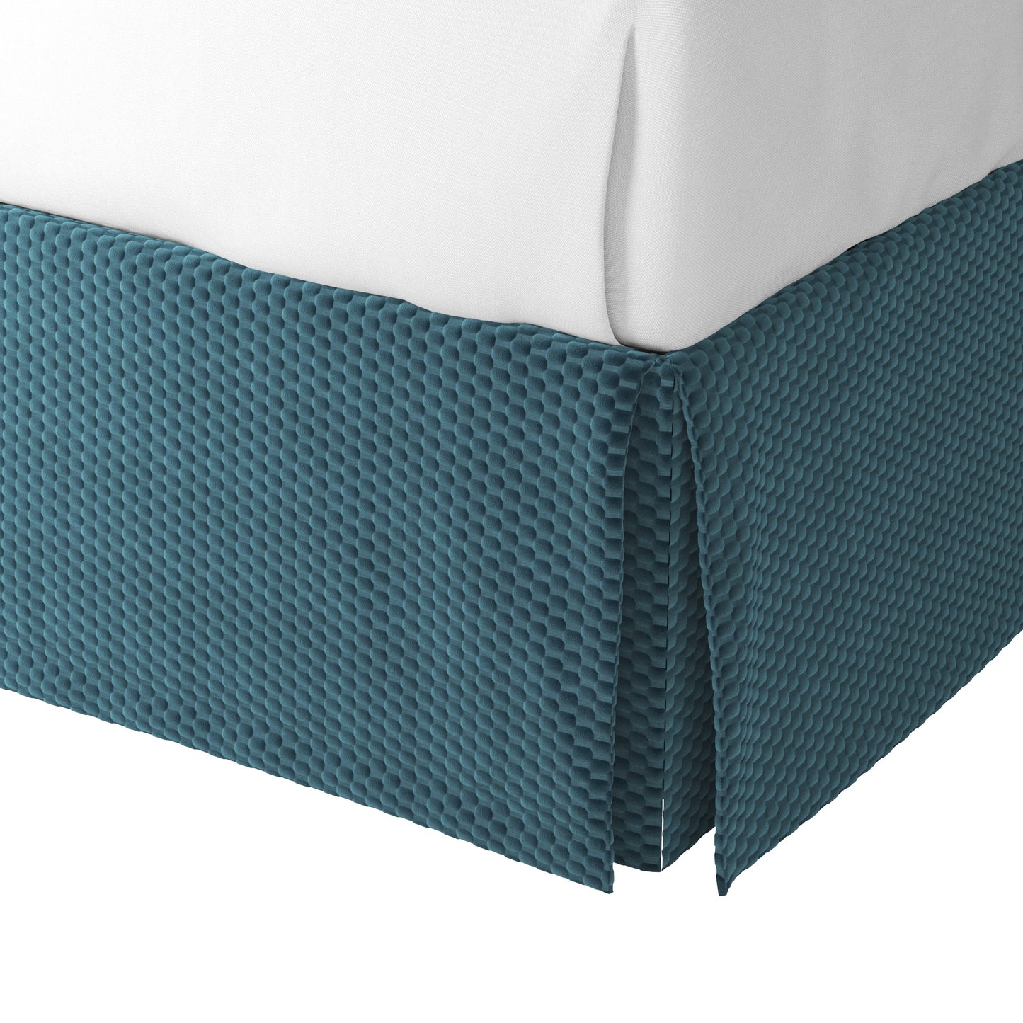 Tailored Bedskirt in Check Mate - Twilight