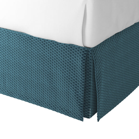Tailored Bedskirt in Check Mate - Twilight