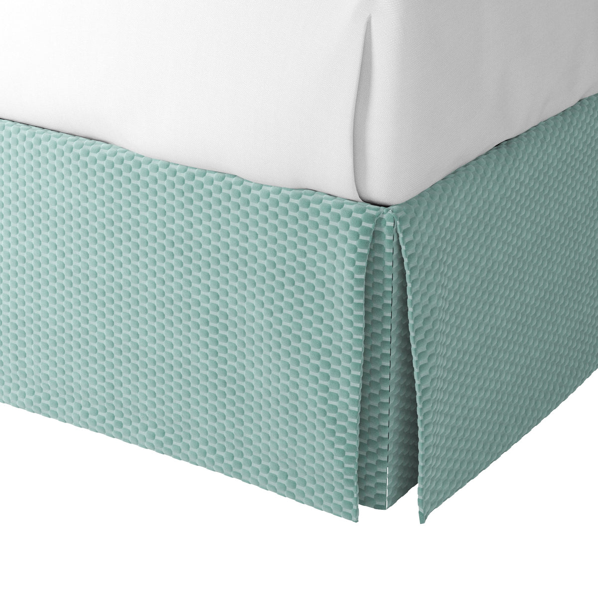 Tailored Bedskirt in Check Mate - Haze