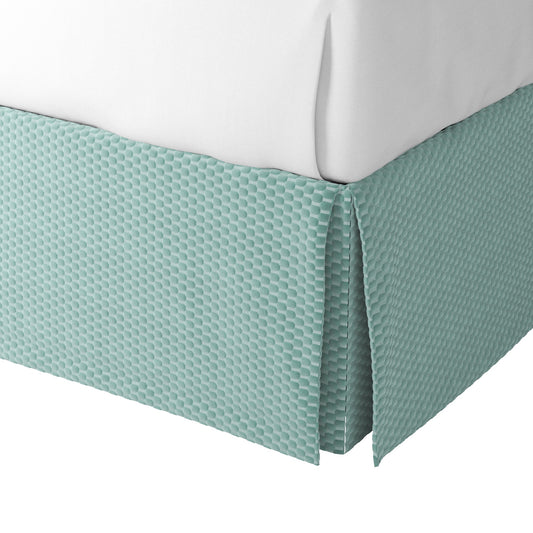 Tailored Bedskirt in Check Mate - Haze
