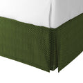 Tailored Bedskirt in Check Mate - Loden