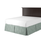Tailored Bedskirt in Make Waves - Dove