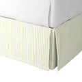 Tailored Bedskirt in Candy Shop Stripes - Dune