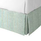 Tailored Bedskirt in Candy Shop Stripes - Navy