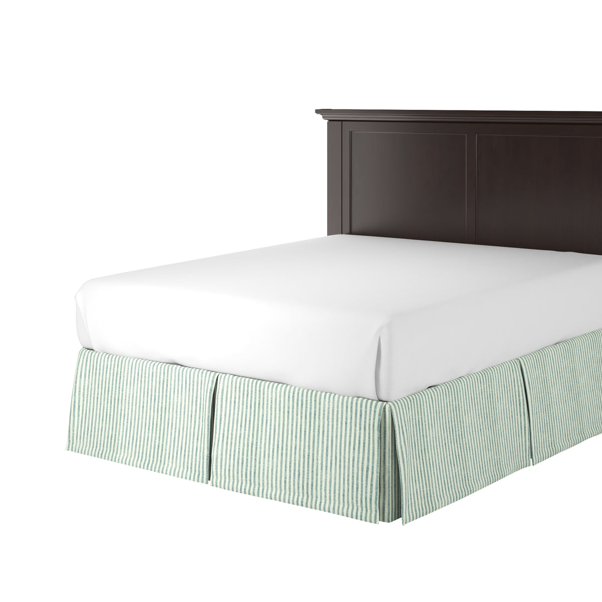 Tailored Bedskirt in Candy Shop Stripes - Navy