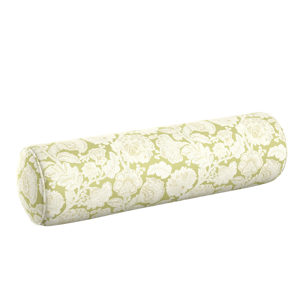 Bolster Pillow in English Garden - Sage