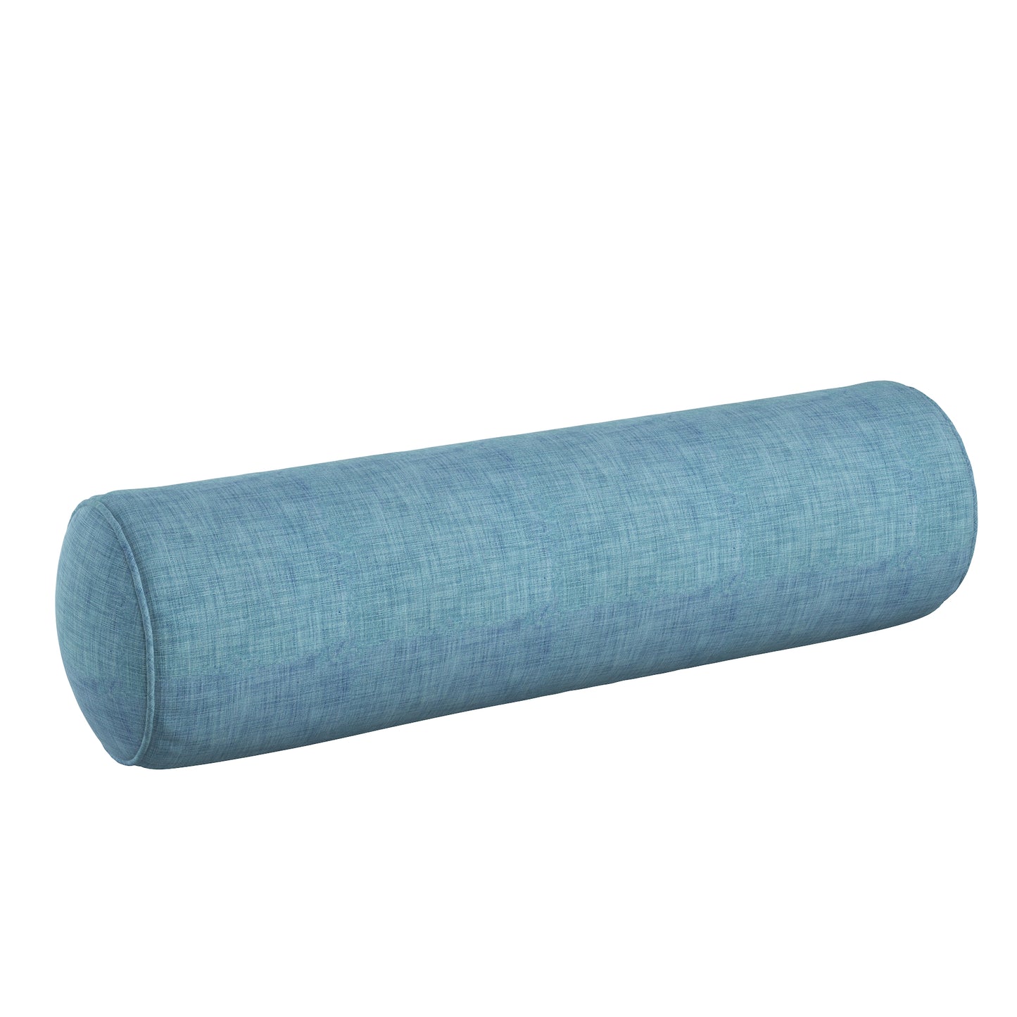Bolster Pillow in Woven Cotton - Deep Blue