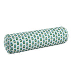 Bolster Pillow in Mini Florals - Mountain Teal