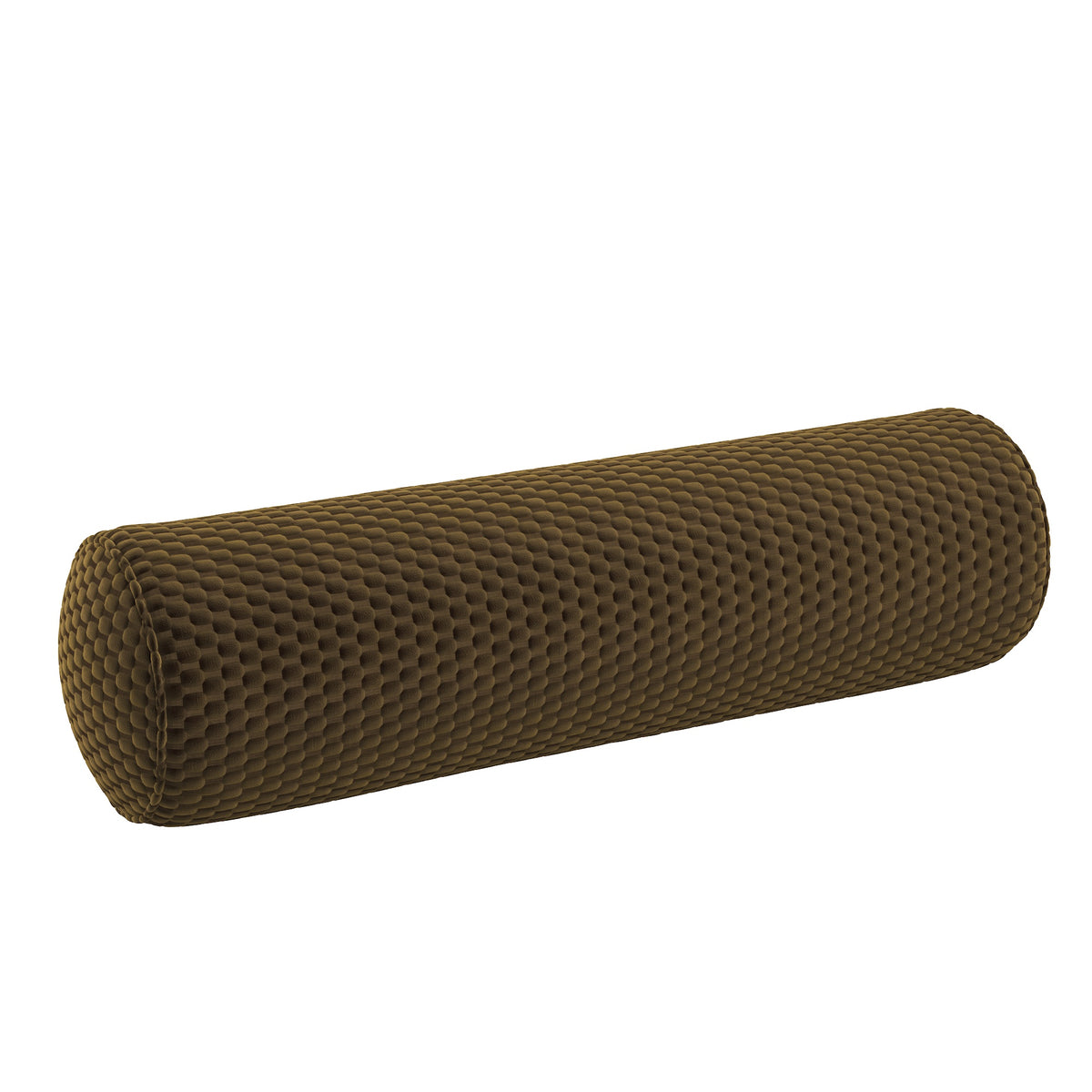 Bolster Pillow in Check Mate - Ganache