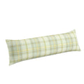 Large Lumbar Pillow in Summer Plaid - Stone