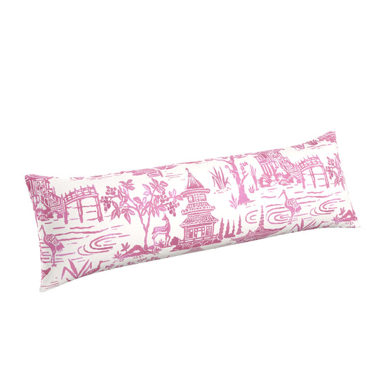 Large Lumbar Pillow in Zen Garden - Cherry