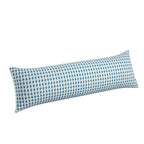 Large Lumbar Pillow in Luxe Gingham - Chambray