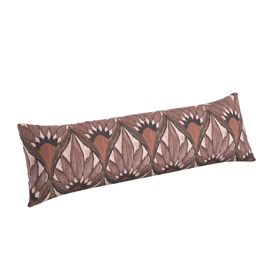 Large Lumbar Pillow in Petal Press - Berry