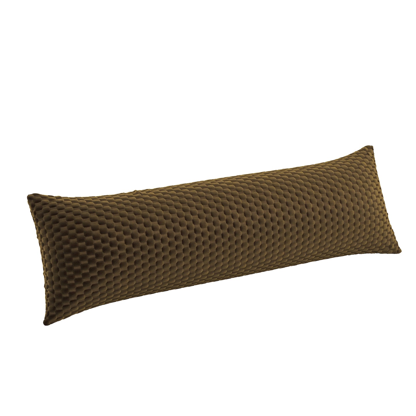 Large Lumbar Pillow in Check Mate - Ganache