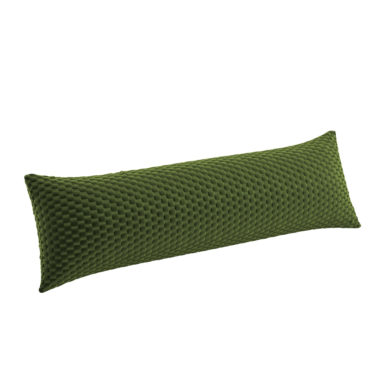Large Lumbar Pillow in Check Mate - Loden