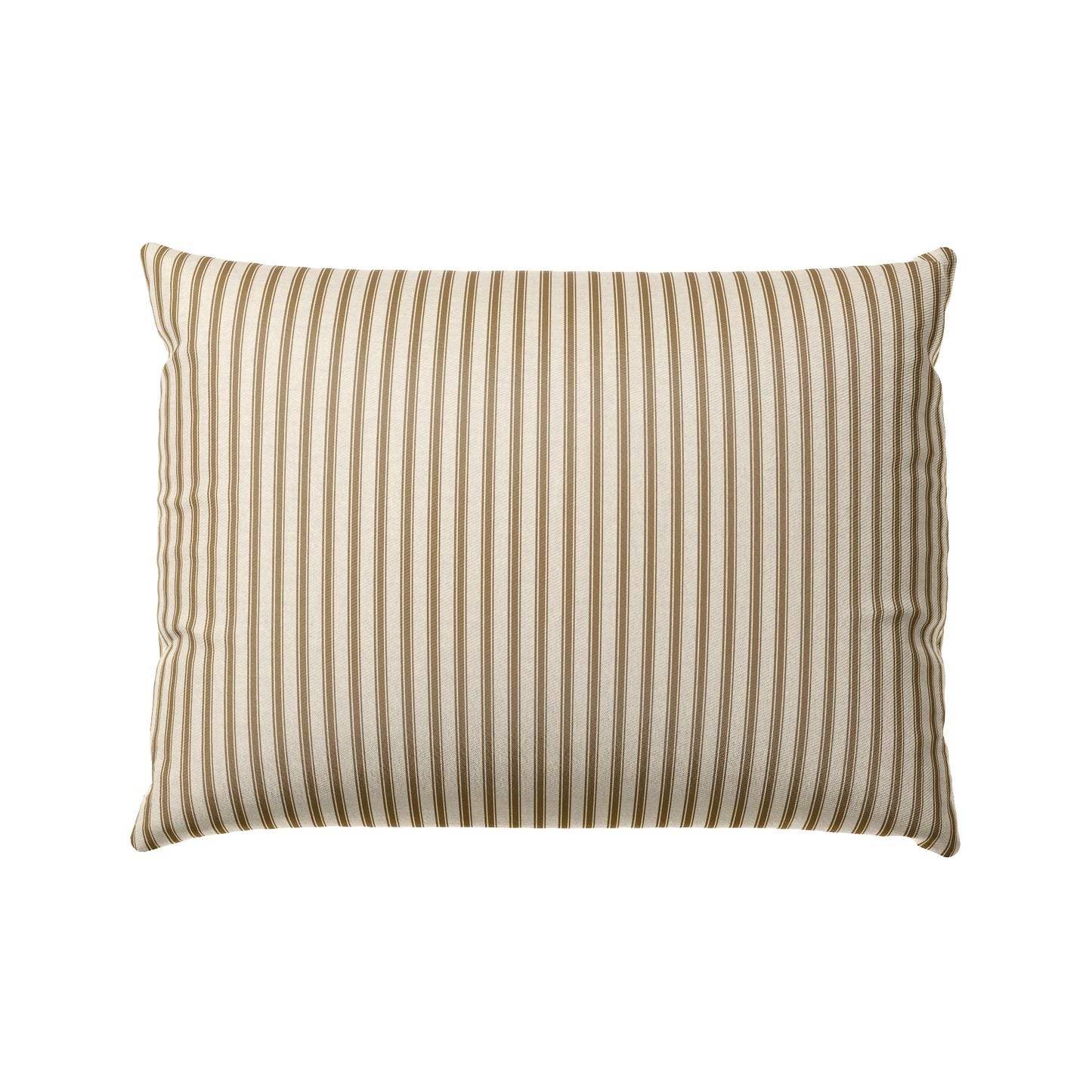 Boudoir Pillow in Little White Line - Cognac