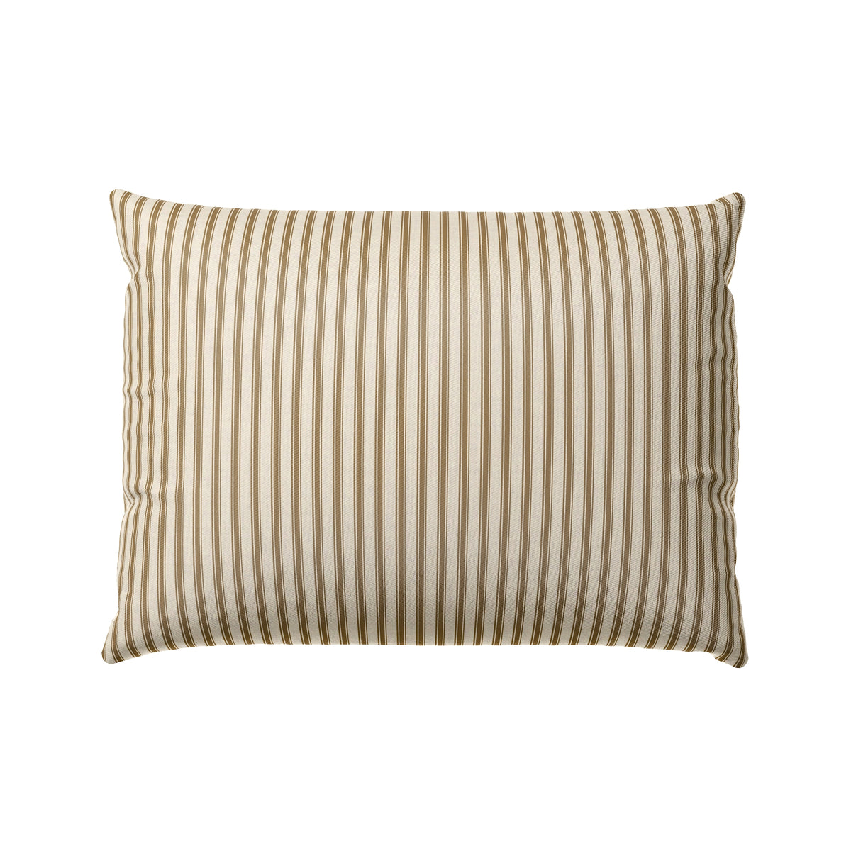 Boudoir Pillow in Little White Line - Cognac