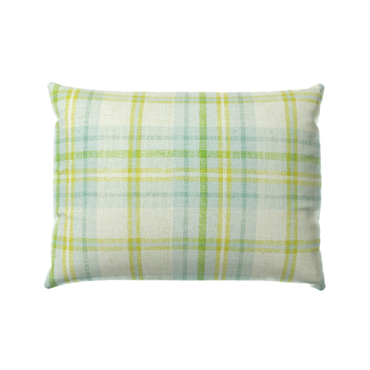 Boudoir Pillow in Summer Plaid - Seaglass