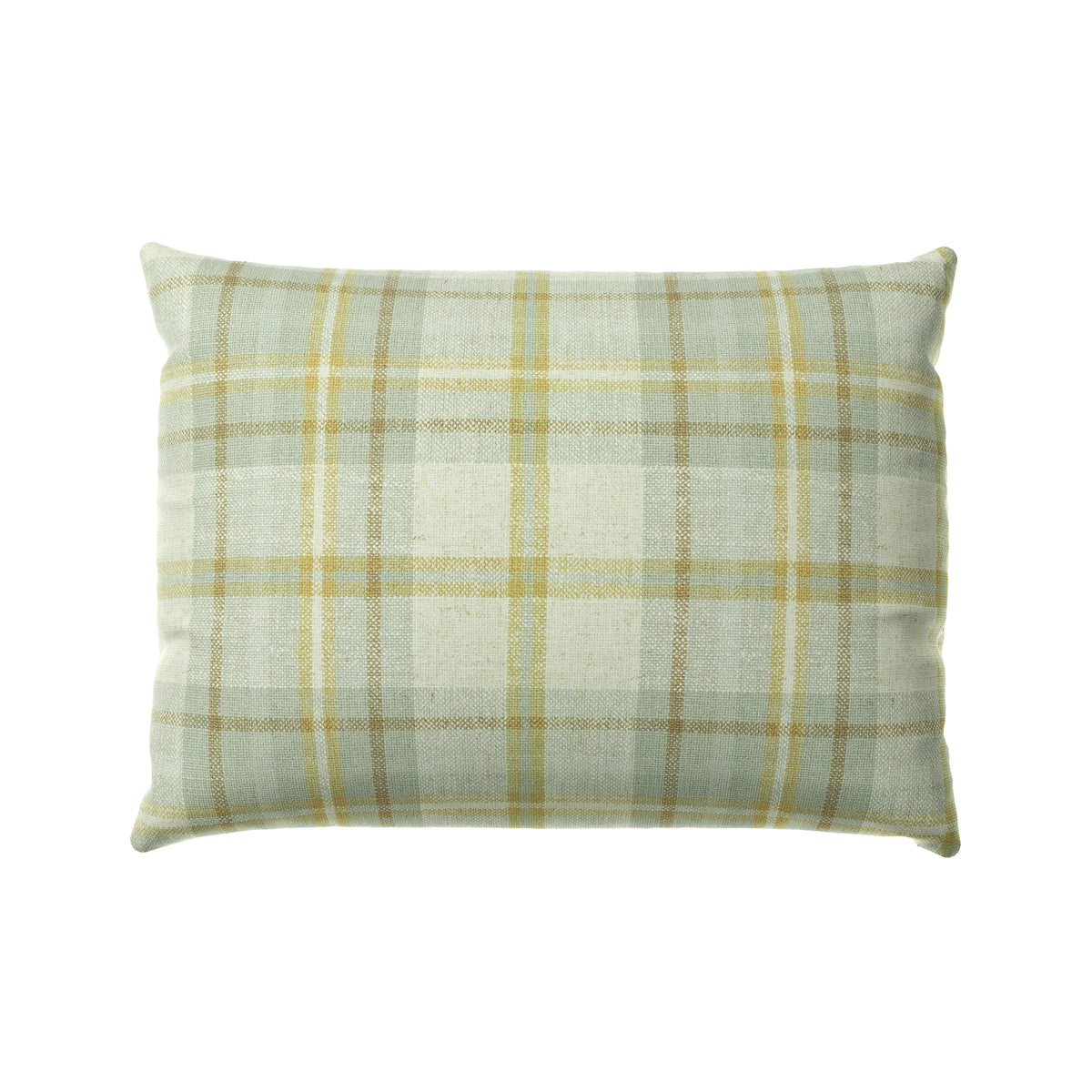 Boudoir Pillow in Summer Plaid - Stone