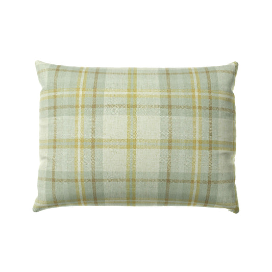 Boudoir Pillow in Summer Plaid - Stone
