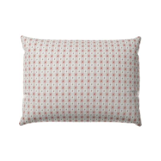 Boudoir Pillow in Luxe Gingham - Blush