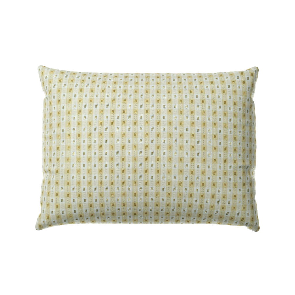 Boudoir Pillow in Luxe Gingham - Butter