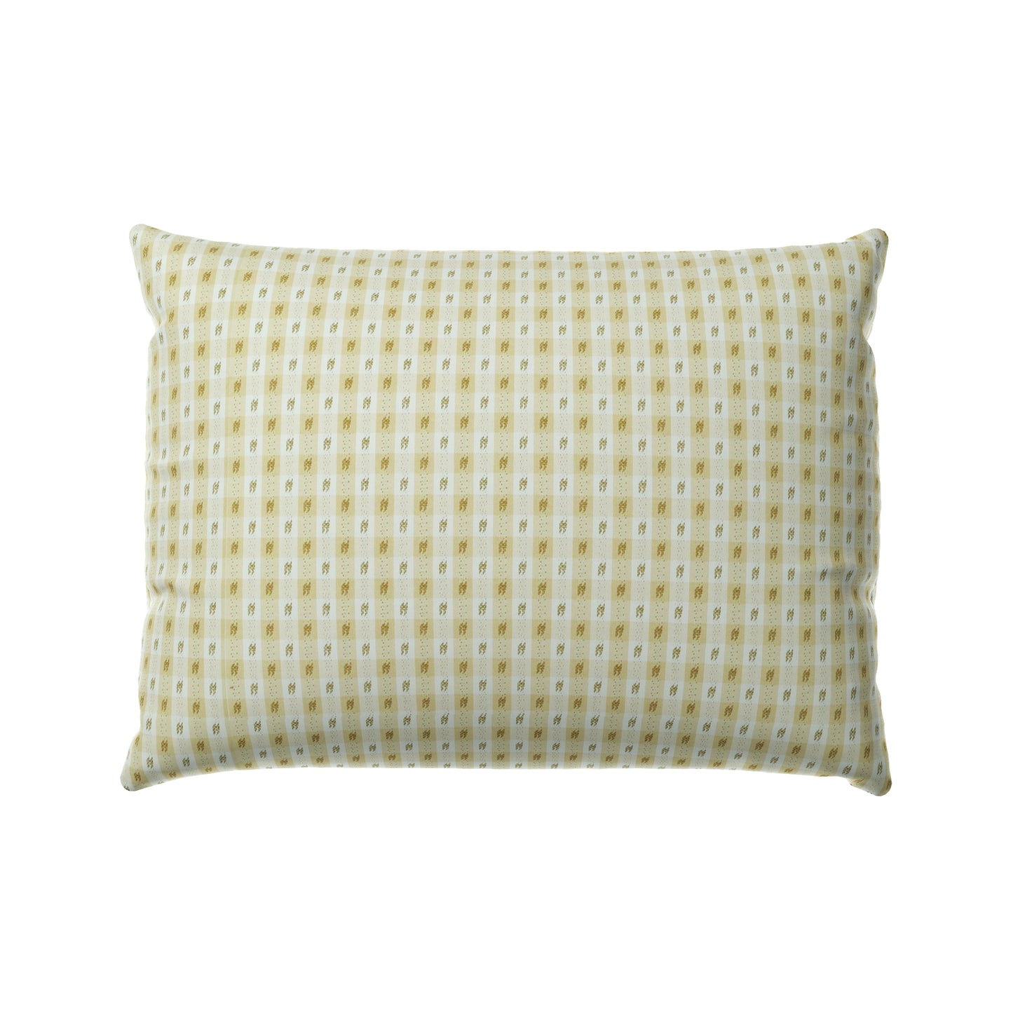 Boudoir Pillow in Luxe Gingham - Butter