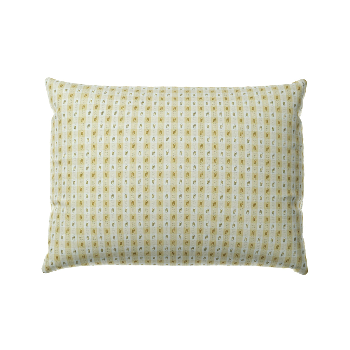Boudoir Pillow in Luxe Gingham - Butter