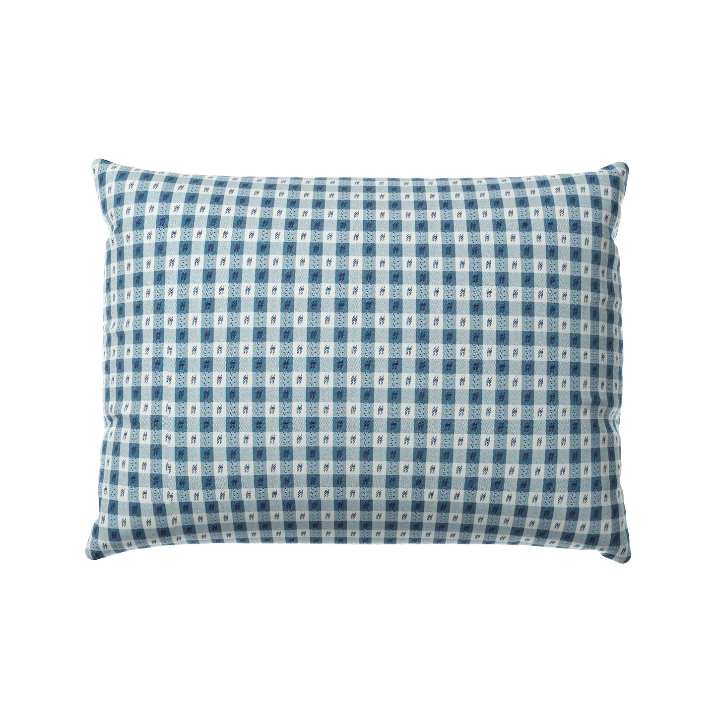 Boudoir Pillow in Luxe Gingham - Chambray
