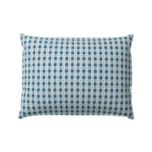 Boudoir Pillow in Luxe Gingham - Chambray