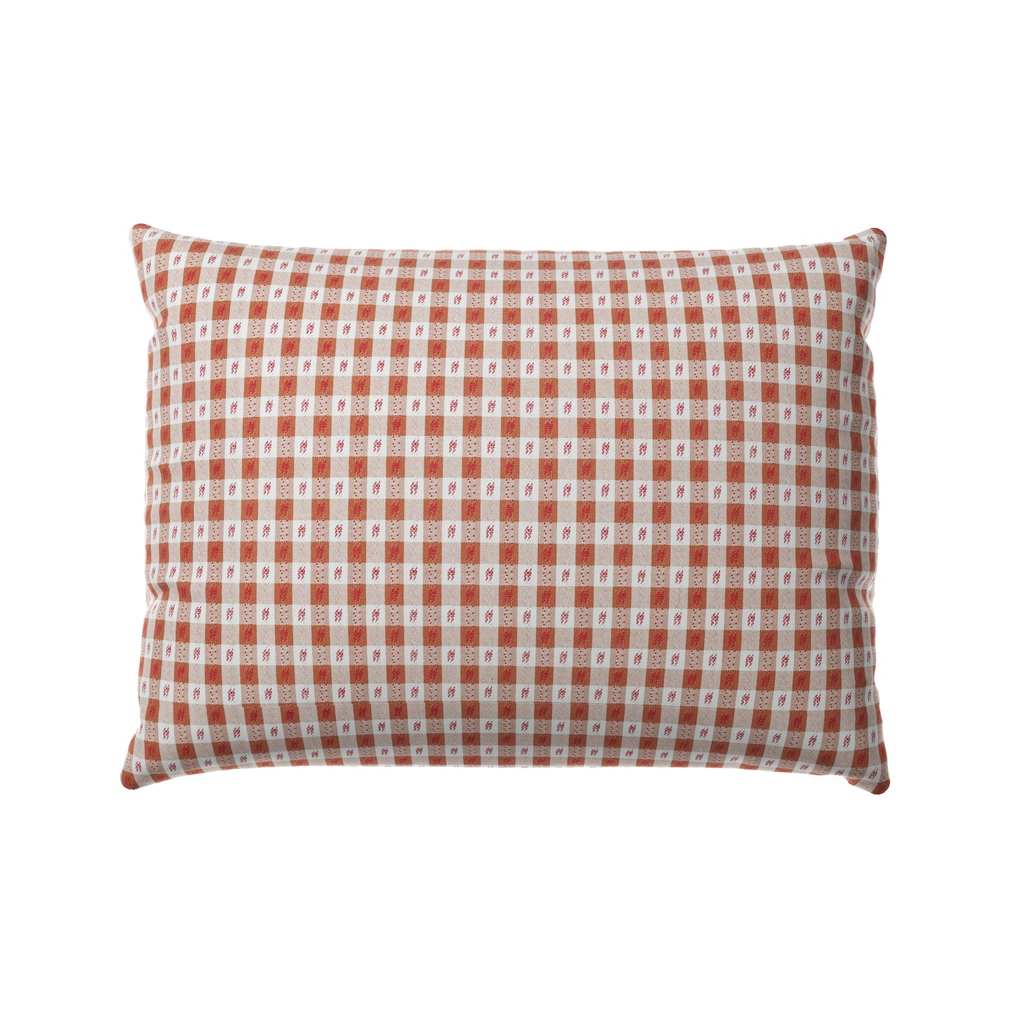 Boudoir Pillow in Luxe Gingham - Red