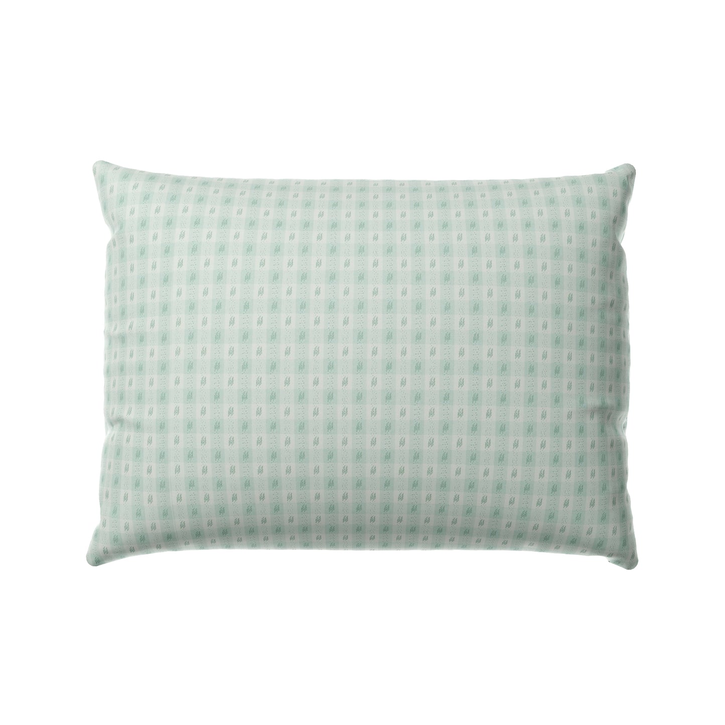 Boudoir Pillow in Luxe Gingham - Spa