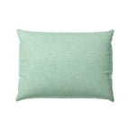 Boudoir Pillow in Woven Cotton - Aqua